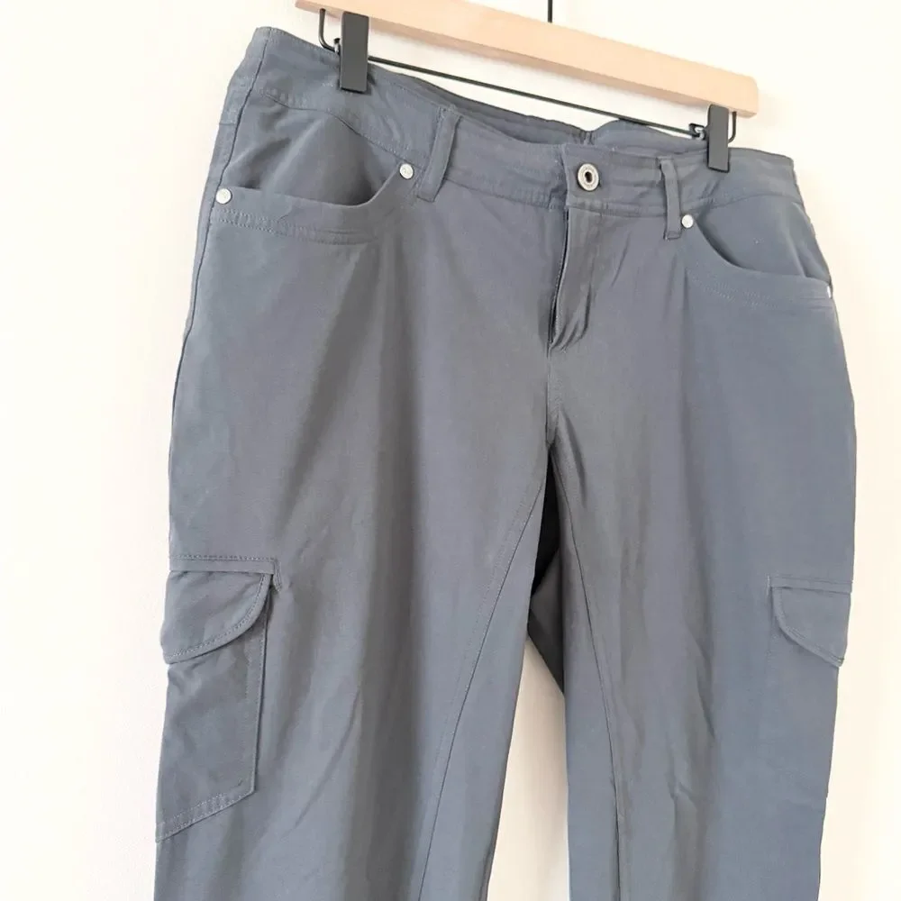 KÜHL Freeflex Roll Up Pant in Dark Gray Size 12 Regular - Picture 4 of 8